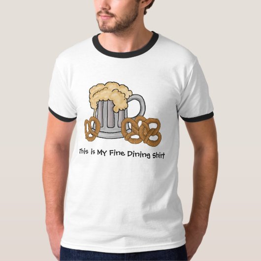 Bier und Brezeln verurteilen das Speisen des T - T-Shirt (Vorderseite)