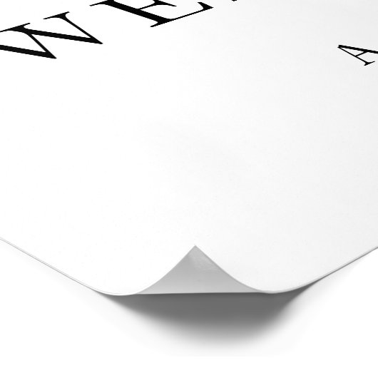 Bier und Burger Babydusche Poster (Ecke)