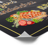 Bier und Burgers Poster (Ecke)