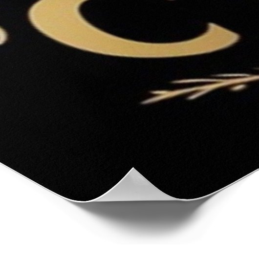 Bier und Camping Poster (Ecke)