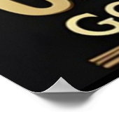 Bier und Camping zusammen Poster (Ecke)