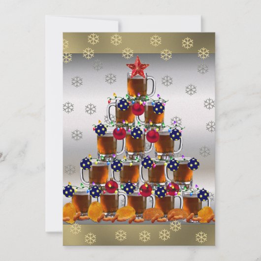 Bier und Chips Einladung (Vorderseite)