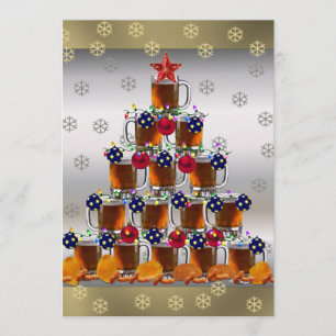 Bier und Chips Einladung