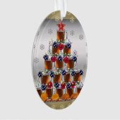 Bier und Chips Ornament (Vorderseite)