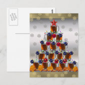 Bier und Chips Postkarte (Vorne/Hinten)