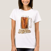 Bier und Erdnüsse T-Shirt (Vorderseite)