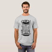 Bier und Fischerei Art des Wochenendes T-Shirt (Vorne ganz)