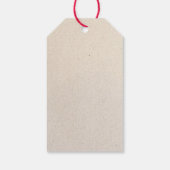 Bier und Flaschen Babydusche Danke, Grün Geschenkanhänger (Rückseite)