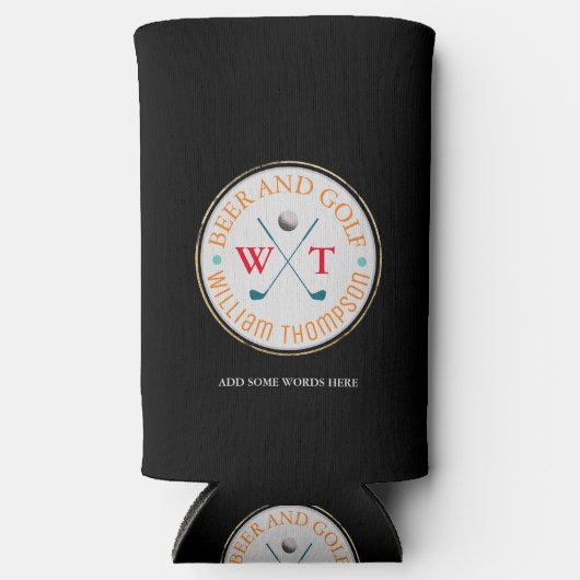 BIER UND GOLF SELTERS DOSENKÜHLER (Vorderseite)