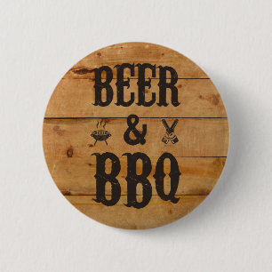 Bier und GRILLEN Button
