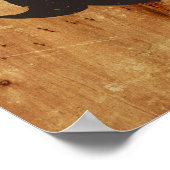 Bier und GRILLEN Poster (Ecke)