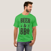 Bier und GRILLEN T-Shirt (Vorne ganz)