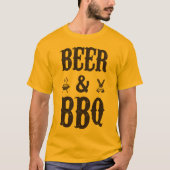 Bier und GRILLEN T-Shirt (Vorderseite)