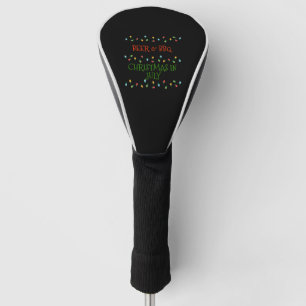 Bier und GRILLEN Weihnachten im Juli Geschenk Golf Headcover