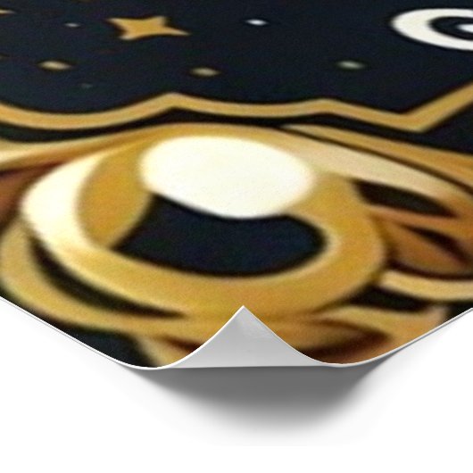 Bier und GRILLEN zusammen Poster (Ecke)