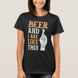 Bier und ich sind wir so Biertrinker Männer Malle T-Shirt