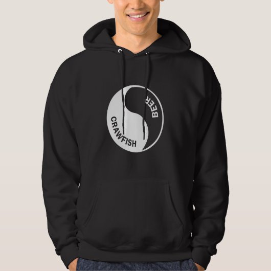 Bier und Langusten  Grafikdesign Hoodie (Vorderseite)