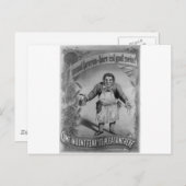 Bier und Lebensmittel 1887 Postkarte (Vorne/Hinten)