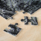 Bier und Leere Bar Holzkohle zeichnend Puzzle (Seite)