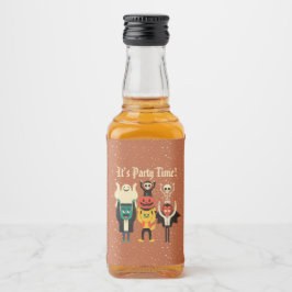 Bier- und Liquor-Etiketten Alkoholflaschenetikett