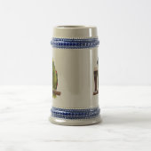 Bier und Papagei Bierglas (Mittel)