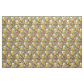 Bier und Pizza Graphtern v3 Stoff (Fat Quarter (45,7 x 55,9 cm))