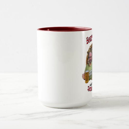 Bier und Pizza mit Joe und Jan - Tasse (Zentrum)