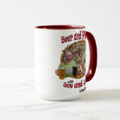 Bier und Pizza mit Joe und Jan - Tasse (VorderseiteRechts)