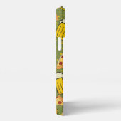 Bier und Pizza Muster iPhone Hülle (Rechte Seite)