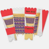 Bier und Popcorn Geschenkschachtel (Ungeklappt)