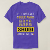 Bier und Shogi T-Shirt (Design vorne)