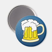 Bier und Tasse Magnet (Vorderseite/Rückseite)