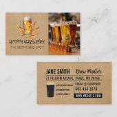 Bier und Weizen | Bienenauswahl Visitenkarte (Vorne/Hinten)