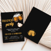 Bier- und Windeldusche Einladung