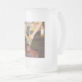 Bier und Zehen Mattglas Bierglas (VorderseiteRechts)