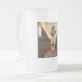 Bier und Zehen Mattglas Bierglas (Vorderseite Links)