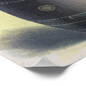 Bier unmodifizierte Vintage Fotos Altes ästhetisch Poster (Ecke)