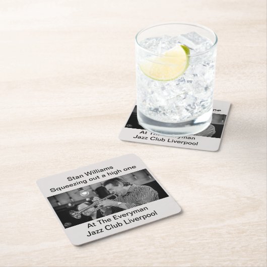 Bier-Untersetzer Rechteckiger Pappuntersetzer (Vor Ort)