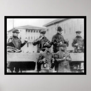 Bier-Verbot in Zion Stadt, IL 1920 Poster