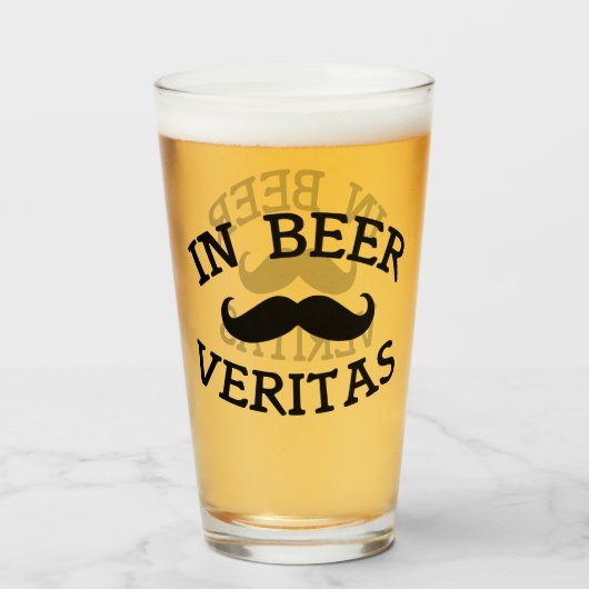 Bier Veritas Bier Glass Glas (Rückseite (gefüllt))
