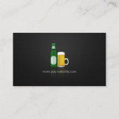 Bier Vertrieb - Berufliches Premium Black Mesh Visitenkarte (Rückseite)