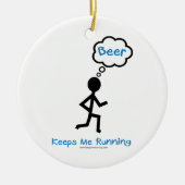 Bier-Verzierung Keramikornament (Vorne)