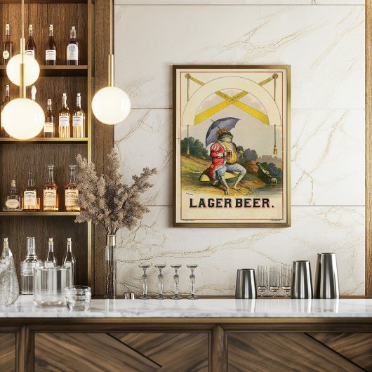 Bier Vintag Poster