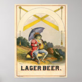Bier Vintag Poster (Vorne)