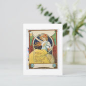 Bier Vintages Getränk und Kunst Postkarte (Stehend Vorderseite)
