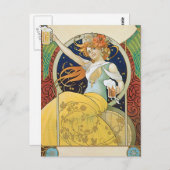 Bier Vintages Getränk und Kunst Postkarte (Vorne/Hinten)