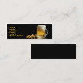 Bier-Visitenkarte Mini Visitenkarte (Vorne/Hinten)