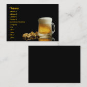 Bier-Visitenkarte Visitenkarte (Vorne/Hinten)