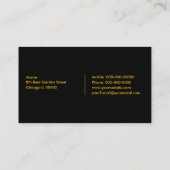 Bier-Visitenkarte Visitenkarte (Rückseite)