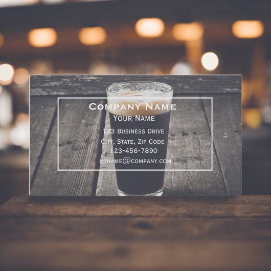 Bier-Visitenkarte Visitenkarte